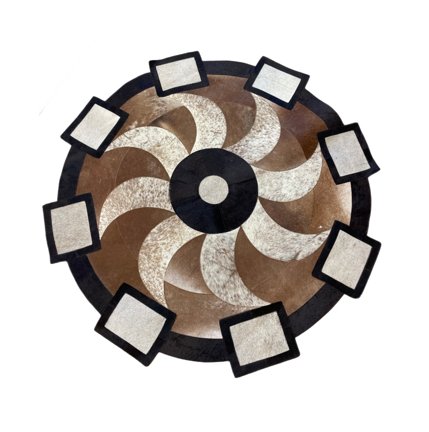 5' Round Hide Rug