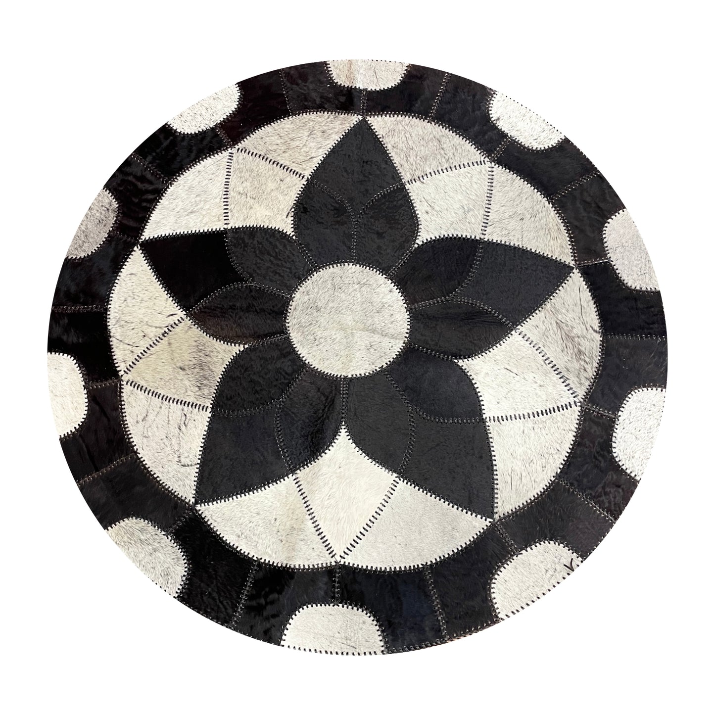 5' Round Hide Rug