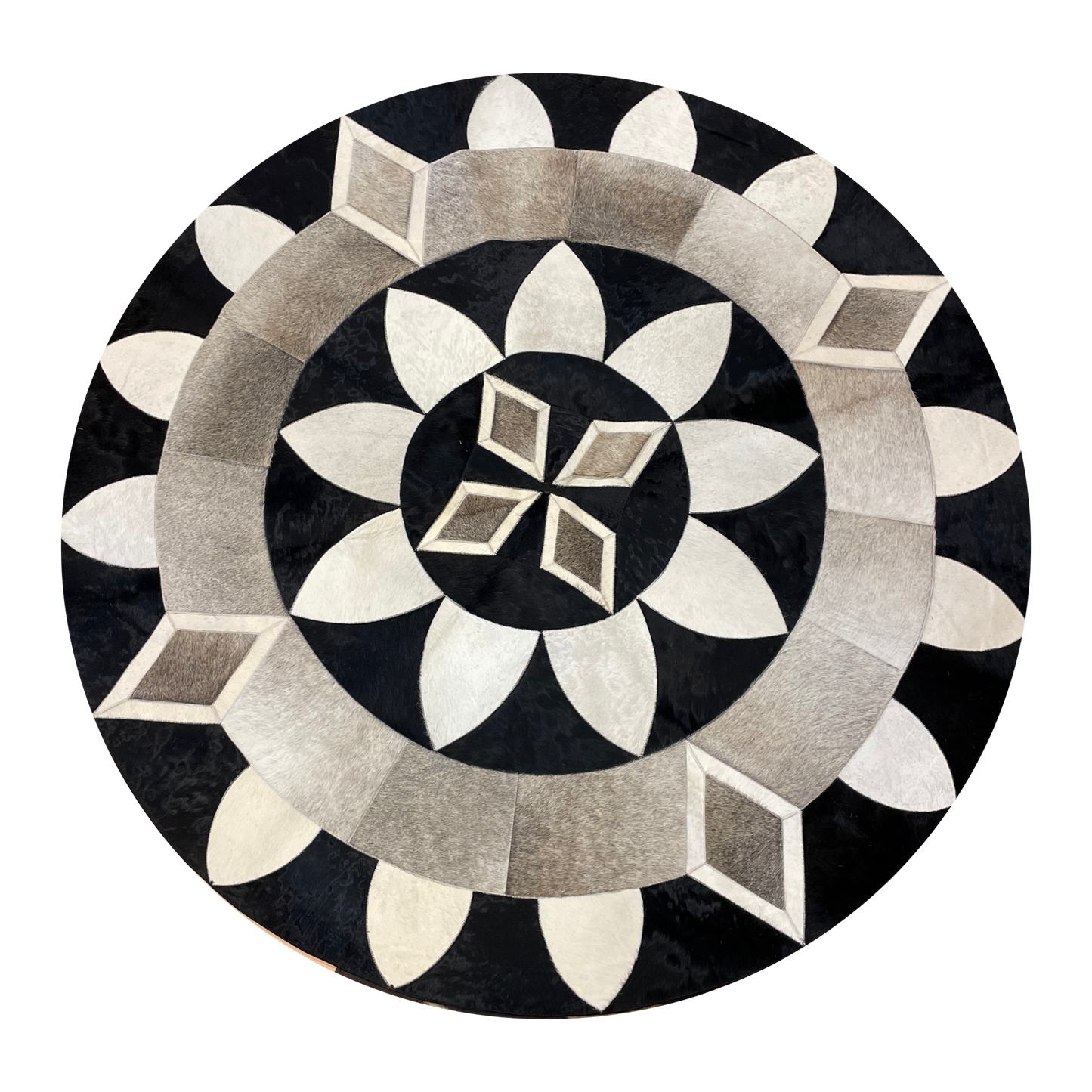 5' Round Hide Rug